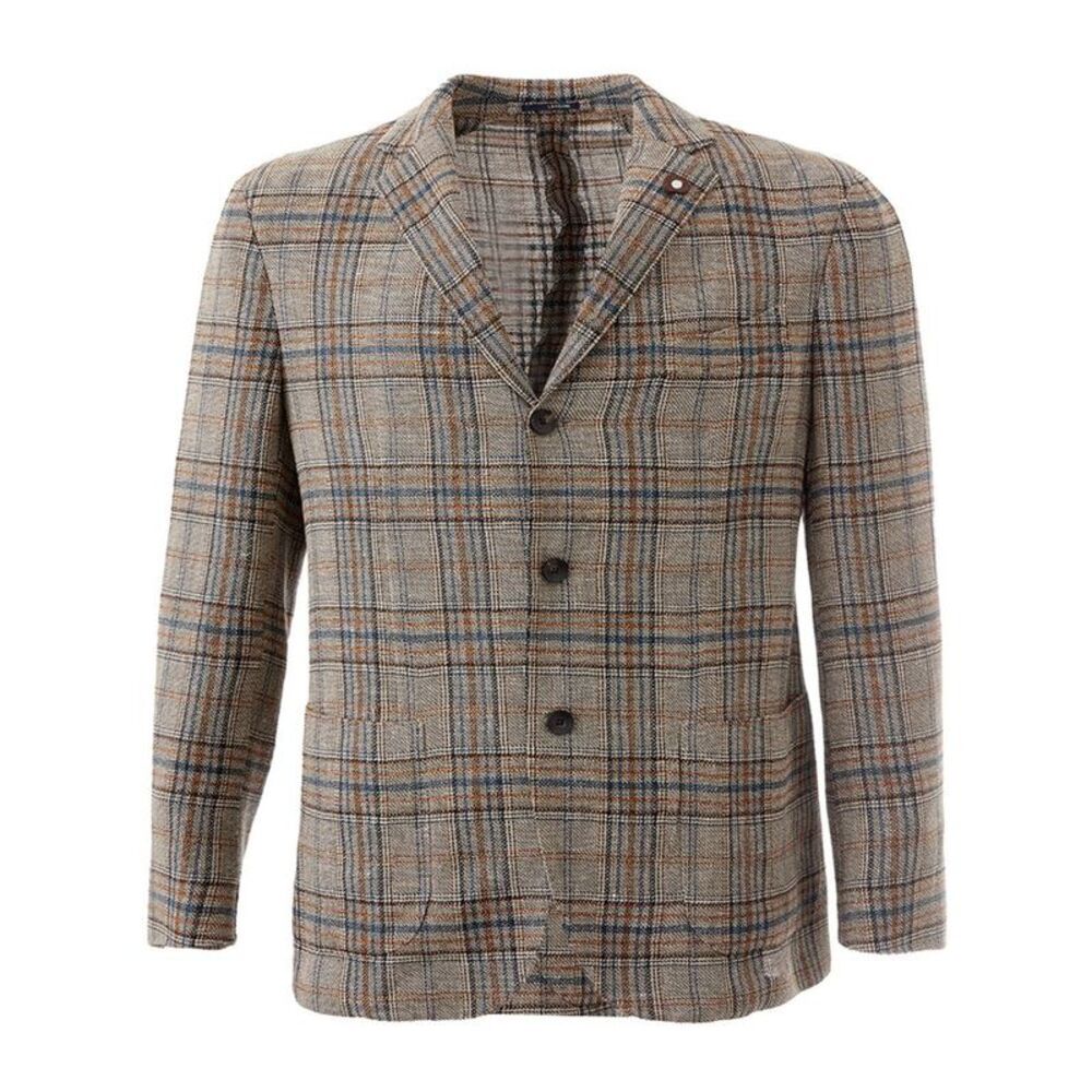 Lardini Multicolor Linen Men's Blazer